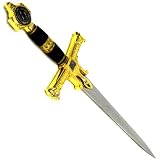 Gold Accented King Solomon Dagger W/ Scabbard 23.5 Inches
