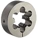 Union Butterfield 2010(UNC) Carbon Steel Round Threading Die, Uncoated (Bright) Finish, 3" OD, 1-3/8"-6 Thread Size
