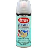 Krylon 2444 'Fusion for Plastic' Clear Plastic Paint - 12 oz. Aerosol