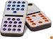 Cardinal Industries Double Fifteen Color Dot Dominoes in a Collectors Tin