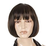 Katie Wig Brunette Perfect Bob Hairstyle Fashion Wig