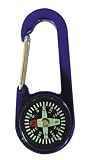 Compass and Thermometer Carabiner Camping Emergency Gear Survival