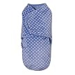 Bonkie for Baby Swaddle- Blue Polka Dot