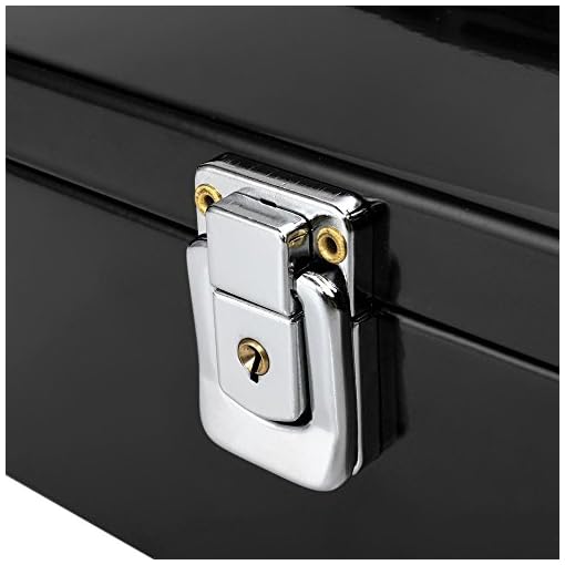 Cash Box Locking Latch with Tray Cashier Drawer Money