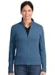 Ladies Flatback Rib Full Zip Jacket