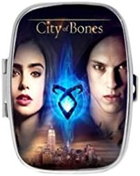 The Mortal Instruments Custom Unique Stainless Steel Pill Box Medicine Tablet Holder Organizer two compartment Pillbox