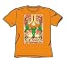 Search : Aquaman Adult S/S T-shirt in Orange by DC Comics