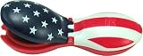 Beyond Optics Fashion Contact Lens Case, Red/White/Blue (Pack of 3)