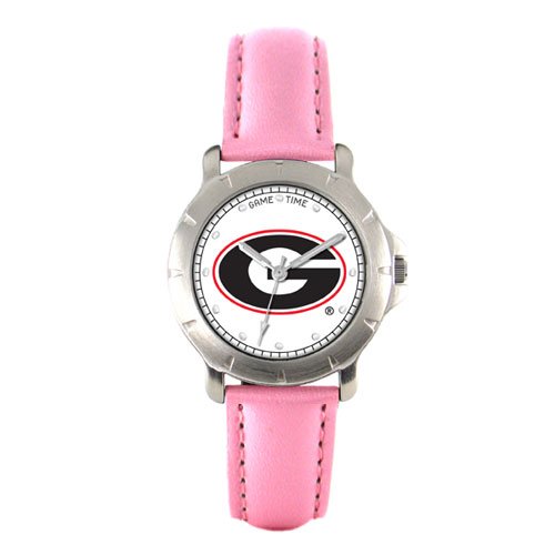 Georgia Bulldogs Ladies/Child Pink Player Series Watch - NCAA College Athletics