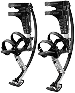 UP JUMPER Kids/Child Youth Kangaroo Shoes Jumping Stilts Fitness Exercise (66-110lbs/30~50kg) (black)
