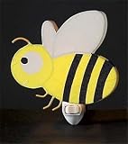 Children's Quality Designed Yellow Bee Bedroom Night Light