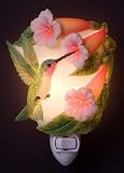 Hummingbird & Trumpet Night Light, Ibis and Orchid Design