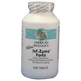 American Biologics - Ultra Inf-Zyme Forte, 500 tablets
