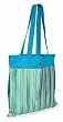 Della Q Green Silk Cotton Mazie Knitting Book Tote Bag