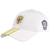 Russia Hats : adidas Russia White 2010 World Cup 3-Stripe Adjustable Hat Russia Hats : adidas Russia White 2010 World Cup 3-Stripe Adjustable Hat