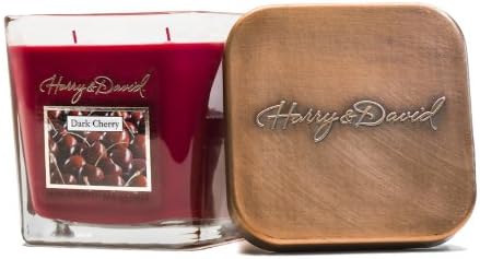 Harry and David 16-Ounce Jar Candle, Large, Dark Cherry