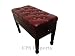 Mahogany Duet Size Leather Adjustable Artist Piano Bench