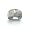 Sterling Silver Mother Of Pearl & Cubic-Zirconia Ring, Size 5