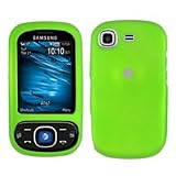 Samsung Strive A687 Rubber Neon Green Protective Case Faceplate Cover