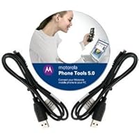 Official Motorola Phone Tools 5.0 Kit for W490 in Retail Box Includes Official CD and Software Key plus 2 USB Data Cables from Motorola; the Micro USB (Part# SKN6238A) and Mini USB (Part# SKN6371C) .