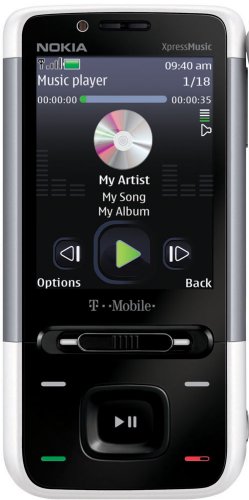Nokia 5610 XpressMusic White Phone (T-Mobile)