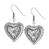 Sterling Silver Heart Earrings