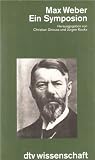 Produkt-Bild: Max Weber. Ein Symposium.
