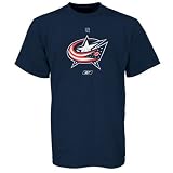 NHL Youth Columbus Blue Jackets Primary Logo S/S Tee - R8P3Nmkbj (Navy, Large)