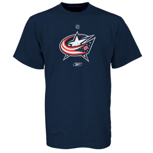 NHL Youth Columbus Blue Jackets Primary Logo S/S Tee - R8P3Nmkbj (Navy, Medium)