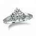10K White Gold Diamond Fashion Ring, 1/10 ctw.