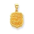 14k Saint Michael Medal Pendant