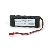 6V 1100mAh NiMH Receiver Pack with BEC by TEAMLOSI