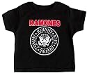 Toddler Kids THE RAMONES Rock N Roll T Shirt in Black