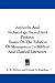 Authority And Archaeology, Sacred And Profane: Essays On The Relation Of Monuments To Biblical And Classical Literature