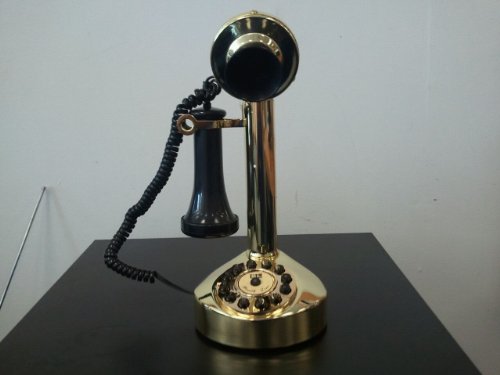 Beauty Line Candlestick Phone Model #Bl-500 Gold