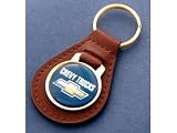 Chevy Trucks Brown Leather Keychain