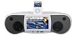 White Multimedia Entertainment System With DVD Player, iPod Dock, 7TFT, mp4