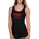 NBA Chicago Bulls Ladies Toned Down Fan Tank Top - Black (X-Large)