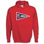 Boston Red Sox Cooperstown Felt Tek Patch Hooded Sweatshirt (Medium)