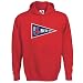 Boston Red Sox Cooperstown Felt Tek Patch Hooded Sweatshirt (Large)