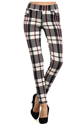 G2 Chic Women's Printed Skinny Patterned Pants