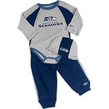 Reebok Seattle Seahawks Infant Creeper/Pant/Skull Set