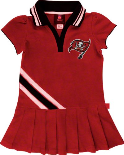 Tampa Bay Buccaneers Toddler Pleated Polo Dress
