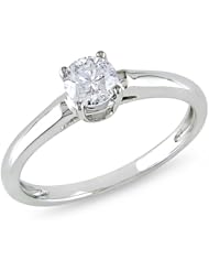 14k White Gold Diamond Fashion Ring (0.5 Cttw, G-H Color, I1-I2 Clarity)