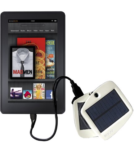 Solio Bolt Battery Pack + Solar Charger (Pearl White)