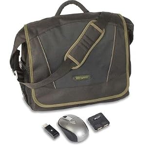 Targus BUS0159 Incognito Messenger Fits Up To 15.4-Inch Screen, Wireless Optical Stow and... by Targus
