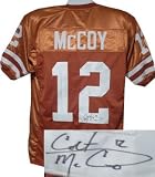 Colt McCoy signed Texas Longhorns Orange Custom Jersey