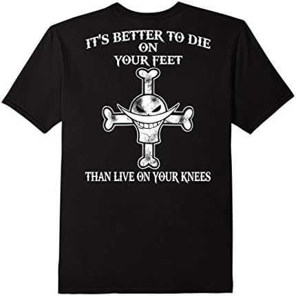 Men's It's Better To Die On Your Feet 2XL Black