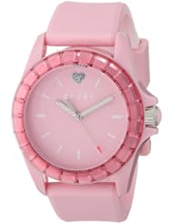 Juicy Couture Womens 1901117 Sport TR90 Mirrored Faceted Bezel Watch