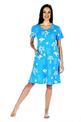 Petite Scoop Neck Cotton/Knit Short Sleeves General Print Knee Length Spring Summer Fall Winter Evening Dress 